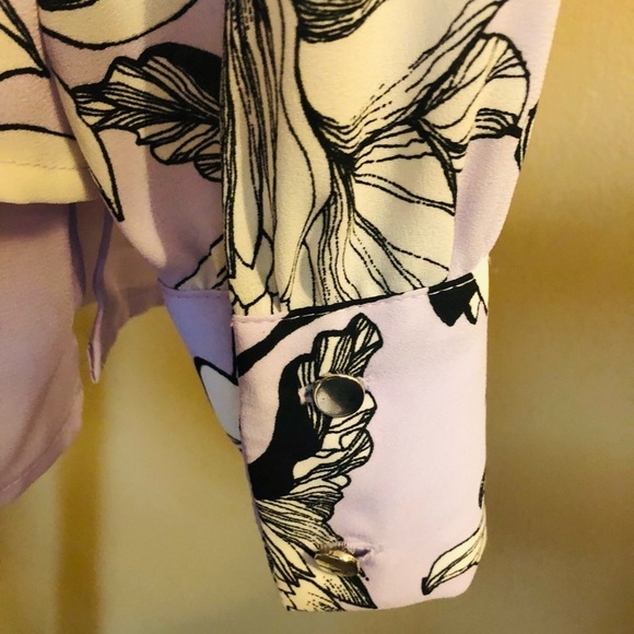 Pastel Layered Dress Blouse Top - Picture 5 of 10